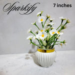 Set of 5 Artificial flowers Small Plants
