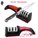 Kitchen Knife Sharpener Adjustable 4 in 1 Manual Knives and Scissor Sharpener