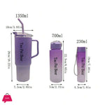 Trio Refresh Tumblers-3 pcs Bottle Set