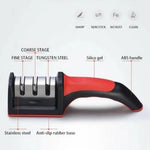 Kitchen Knife Sharpener Adjustable 4 in 1 Manual Knives and Scissor Sharpener