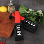 Kitchen Knife Sharpener Adjustable 4 in 1 Manual Knives and Scissor Sharpener