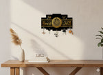 Islamic Wooden Key Holder with Kalma Calligraphy