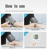 Digital Blood Pressure Monitor – Fully Automatic Upper Arm BP Machine with Heart Rate Monitor
